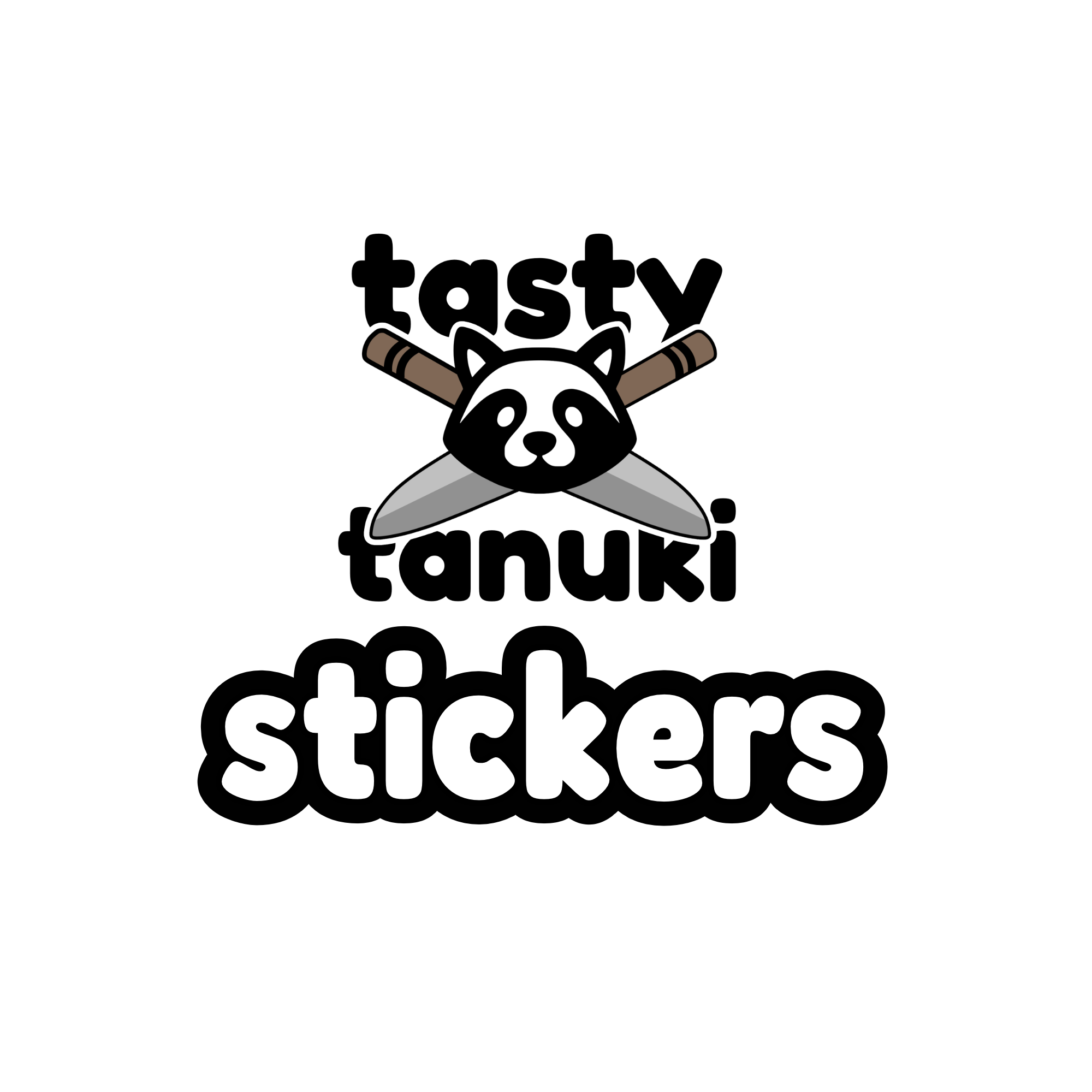 Tasty Tanuki Stickers