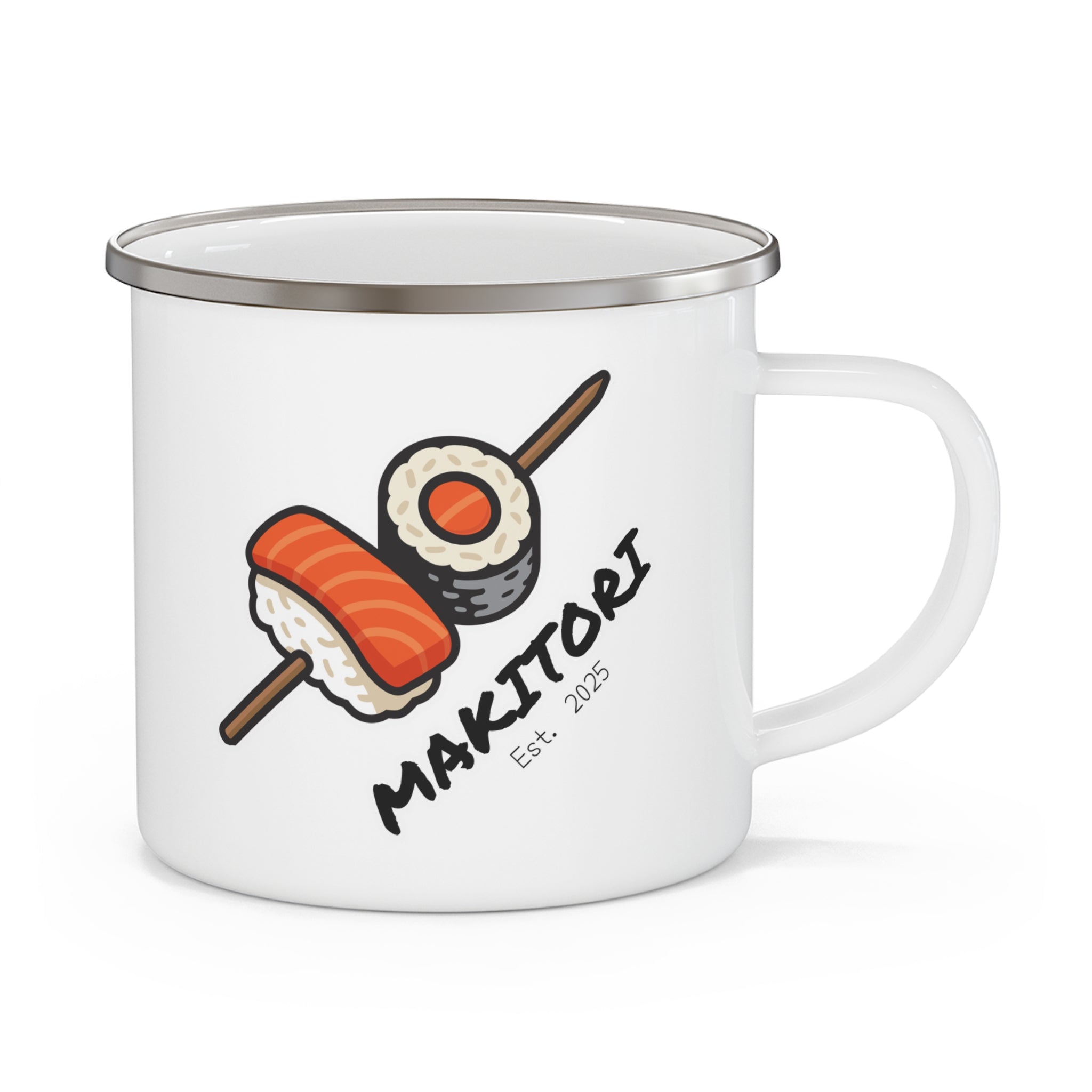 Makitori 12oz Enamel Camping Mug