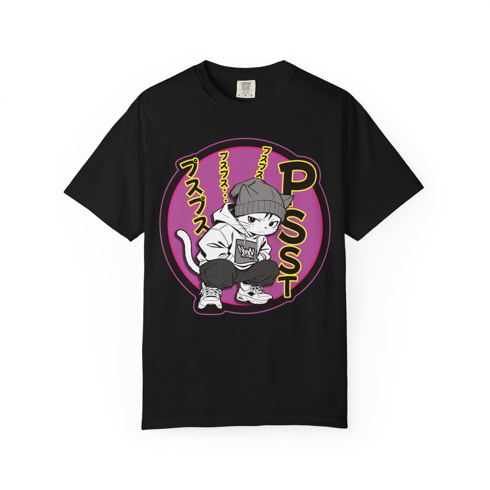 Nyankuza Psst Psst Cat Streetwear Shirt
