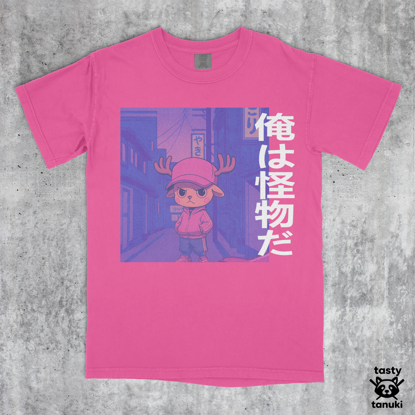 Chopper "I am the monster" Vaporwave Shirt