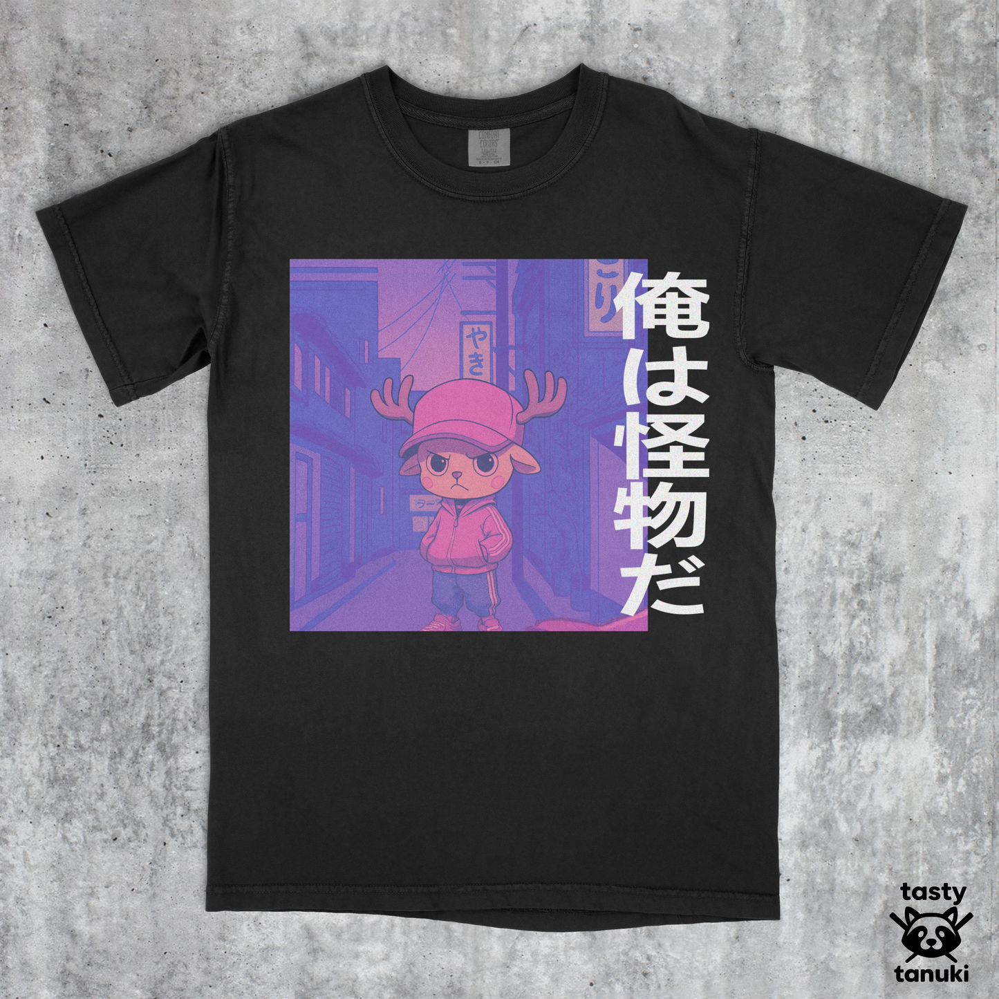 Chopper "I am the monster" Vaporwave Shirt