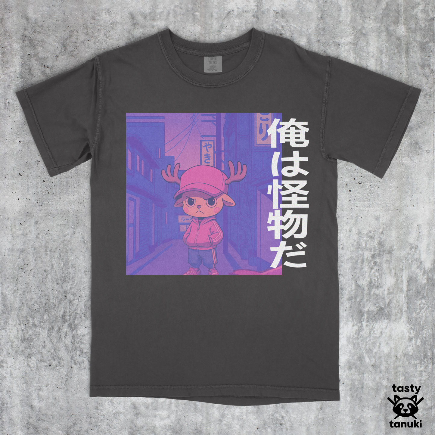 Chopper "I am the monster" Vaporwave Shirt