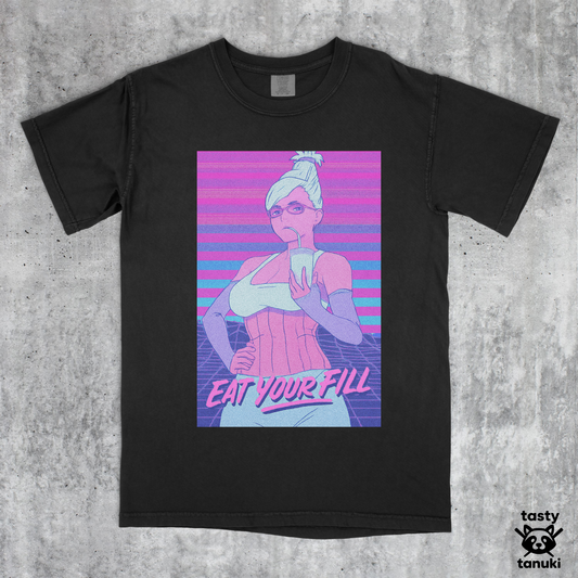 Seiko Ayase "Eat Your Fill" Vaporwave Shirt