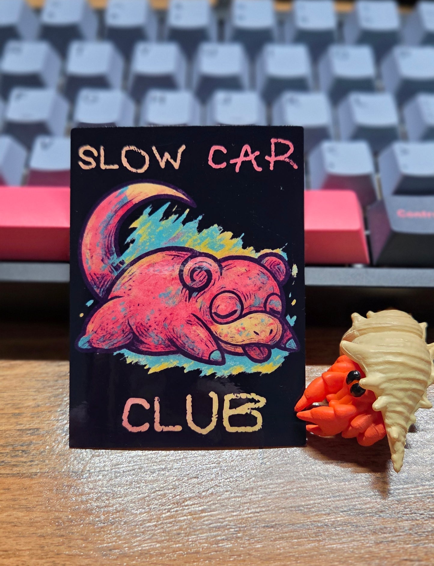 SL0POKE Slow Car Sticker