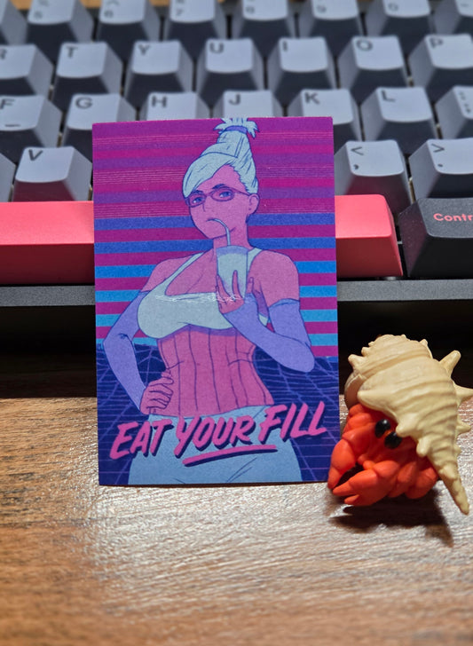 Seiko Ayase "Eat Your Fill" Sticker
