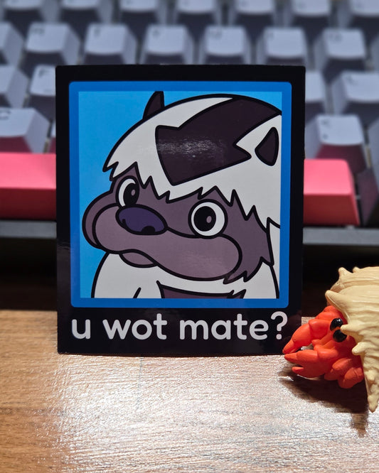 Appa "u wot mate?" Sticker