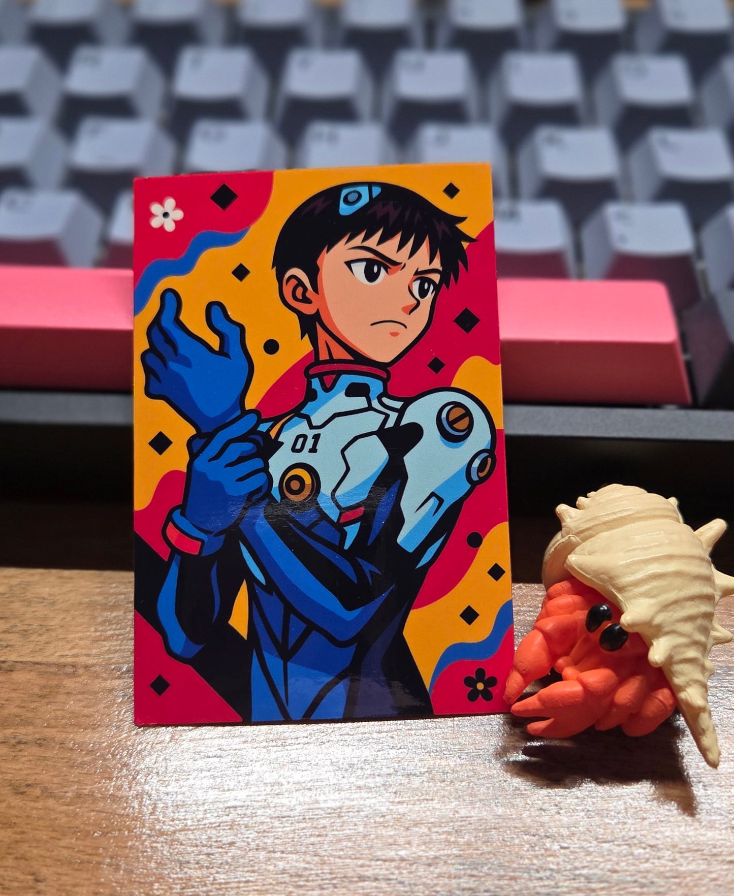 NGE Pop Art Shinji Sticker