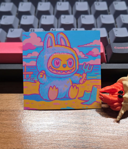 Man Bear Pick Labu Sticker