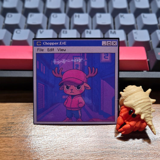 Chopper.exe Vaporwave Sticker
