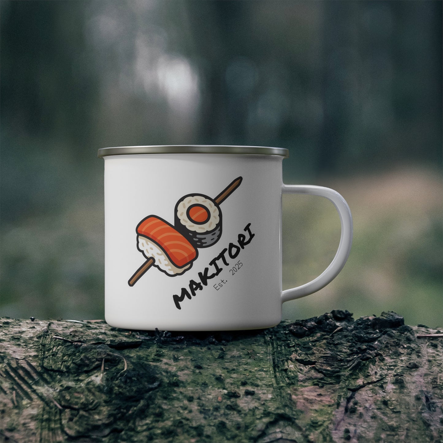 Makitori 12oz Enamel Camping Mug