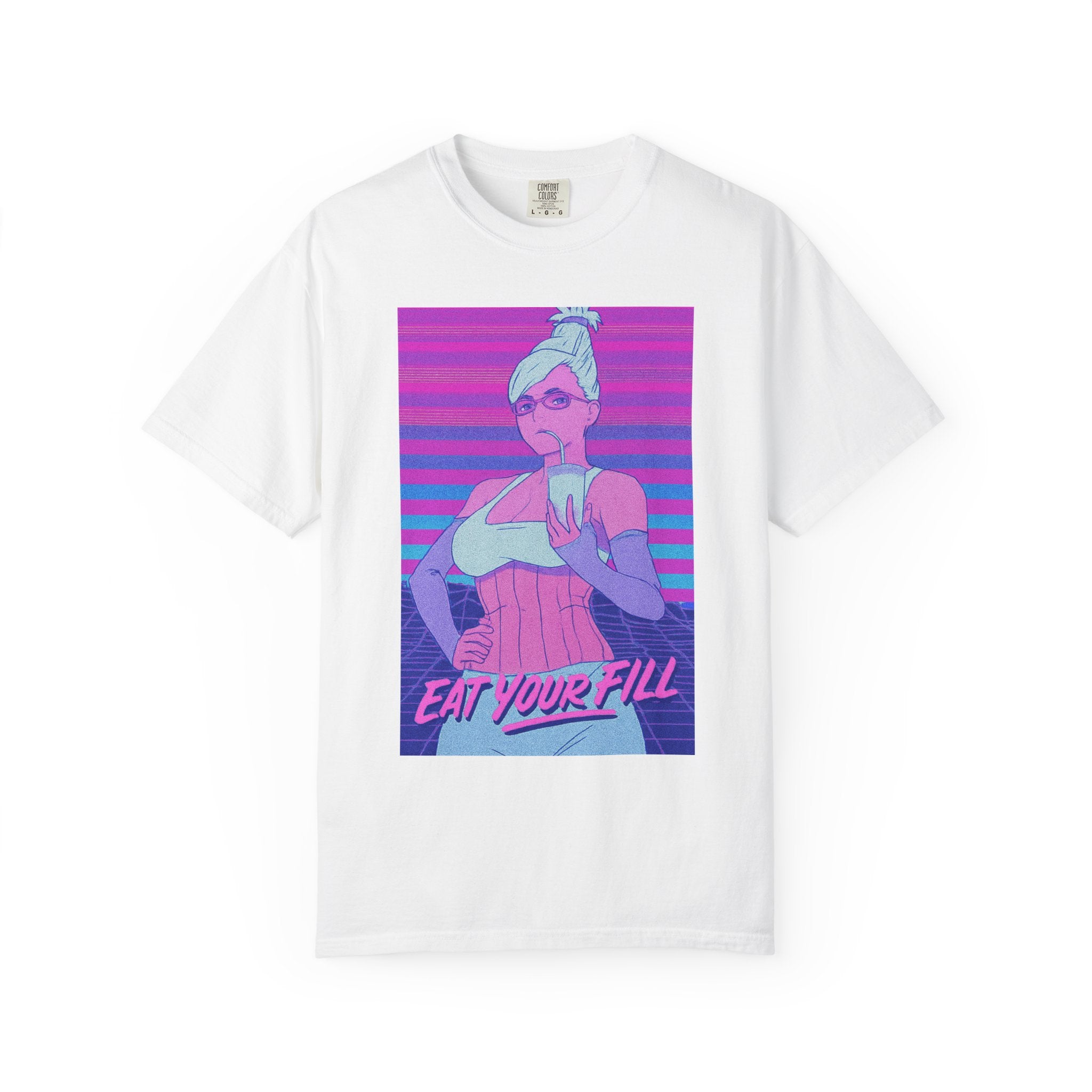 Seiko Ayase "Eat Your Fill" Vaporwave T-Shirt Shirt Streetwear