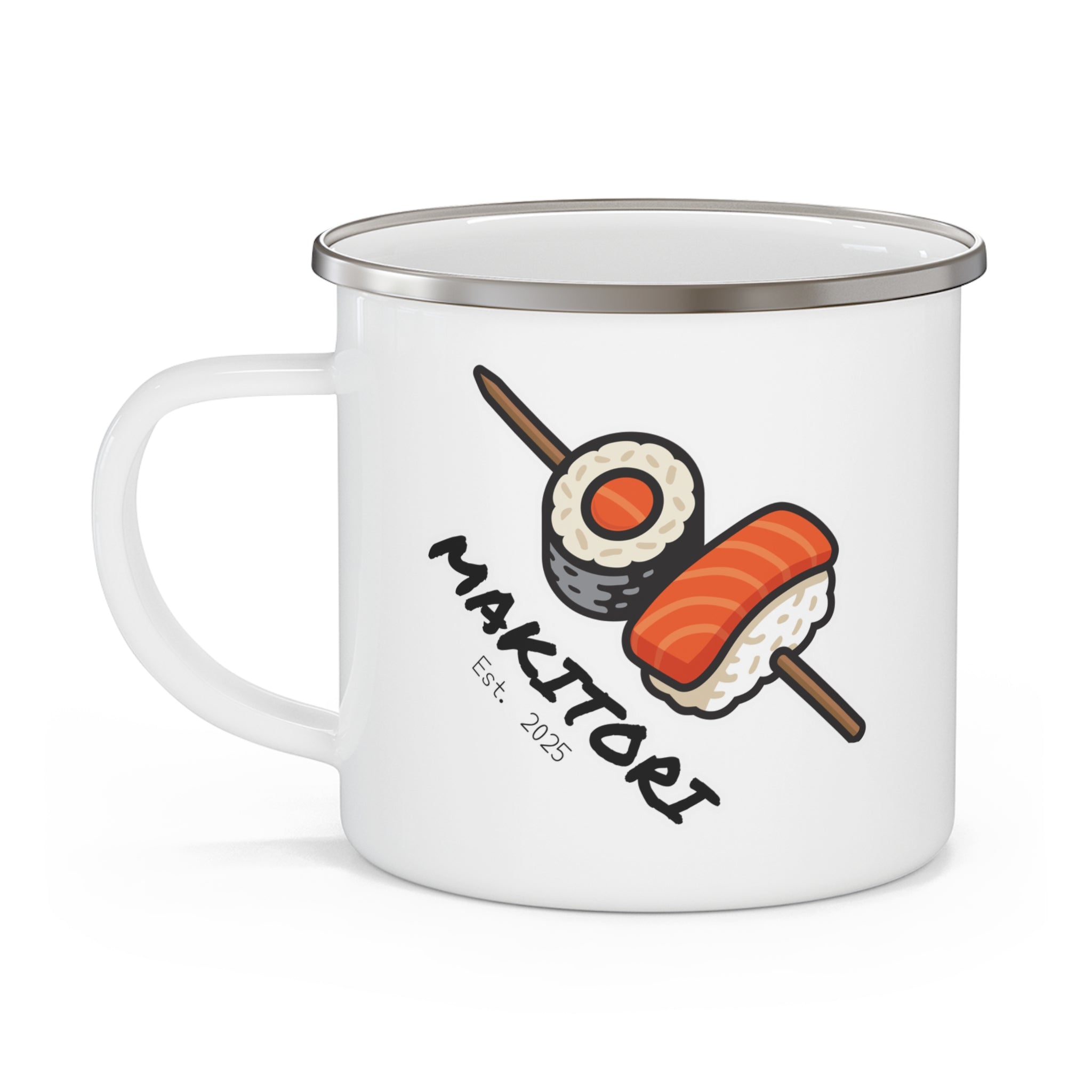 Makitori 12oz Enamel Camping Mug