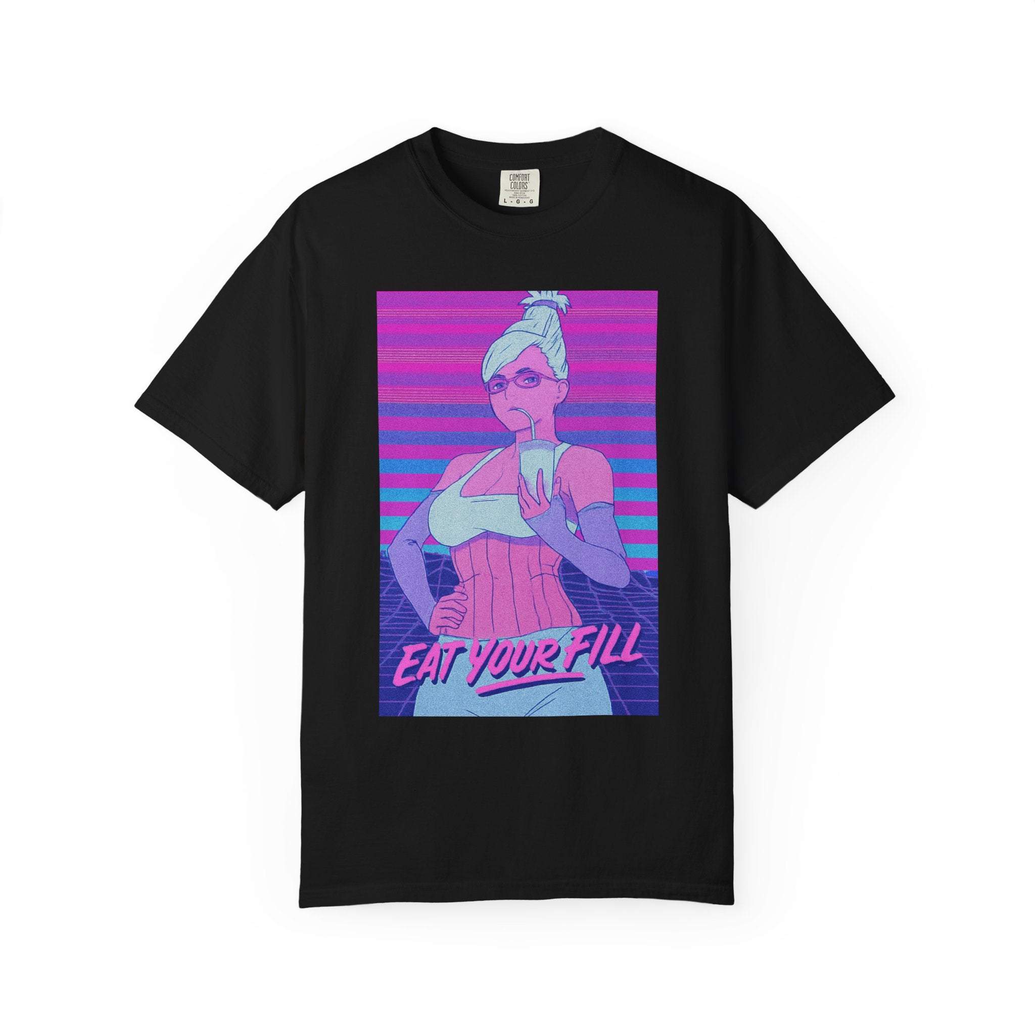 Seiko Ayase "Eat Your Fill" Vaporwave T-Shirt Shirt Streetwear