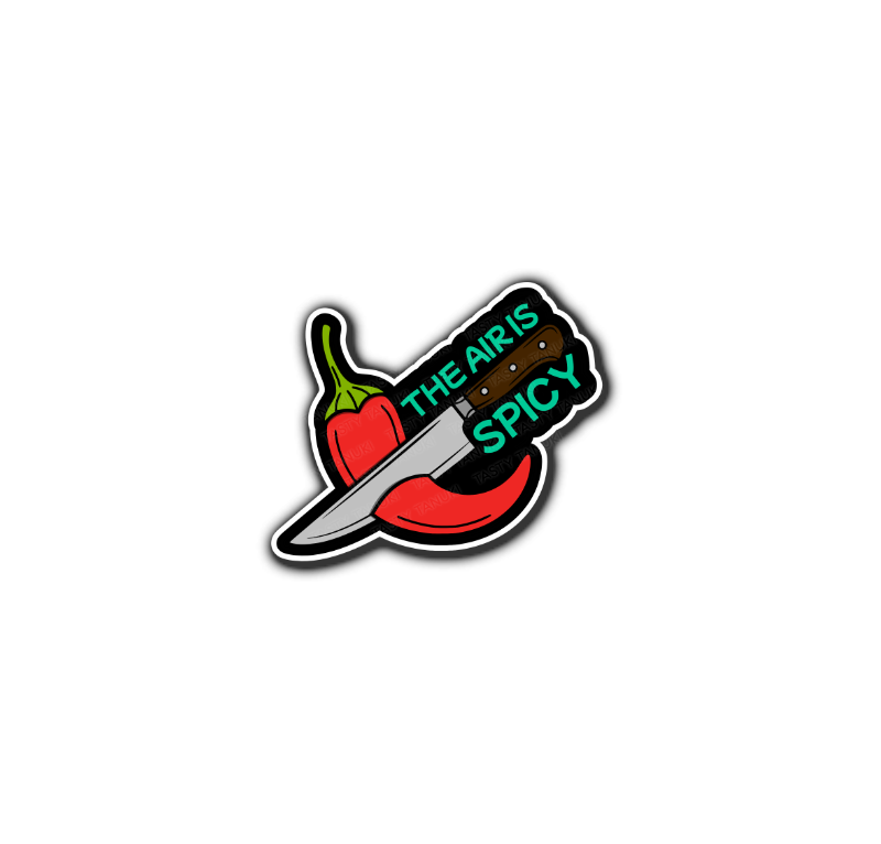 Air is Spicy Chef Sticker