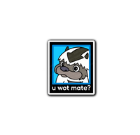 Appa "u wot mate?" Sticker