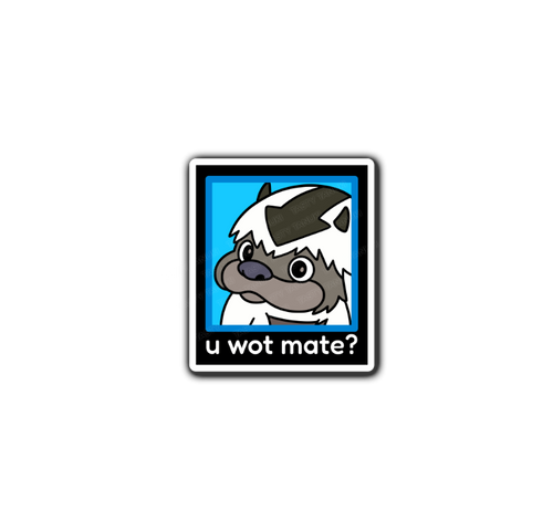 Appa "u wot mate?" Sticker