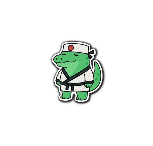 Florida Sushi Gator Sticker