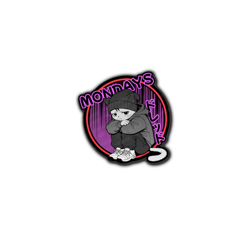 Mondays Nyankuza Cat Sticker