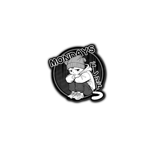Mondays Nyankuza Cat Sticker