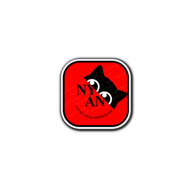 NGE Cat Nerv Stickers