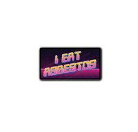 I Eat Asbestos Sticker