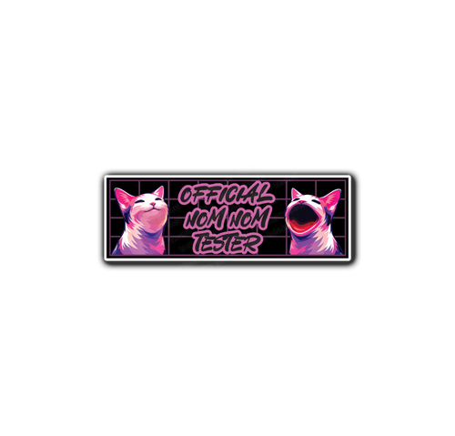 Official Nom Nom Taste Tester Sticker
