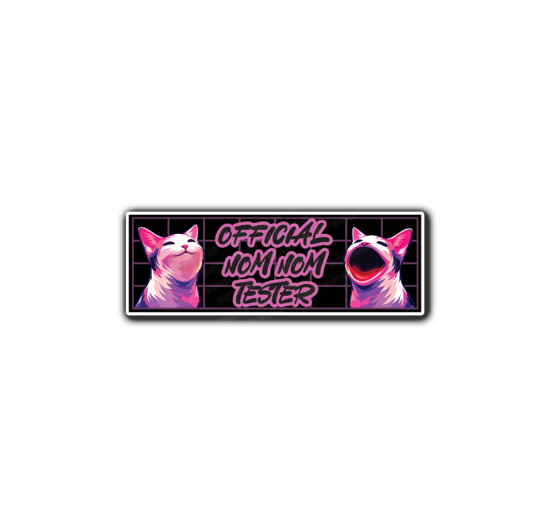 Official Nom Nom Taste Tester Sticker