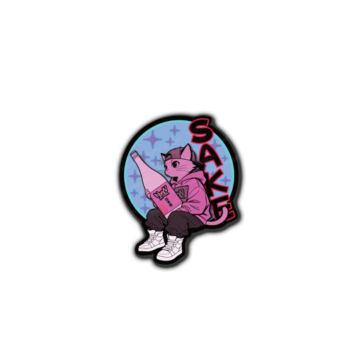 Sake Nyankuza Cat Sticker