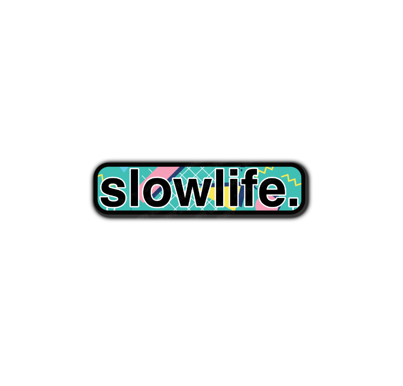 slowlife. car Sticker