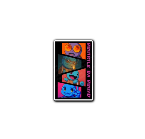 Squirt da Squad Anime Sticker