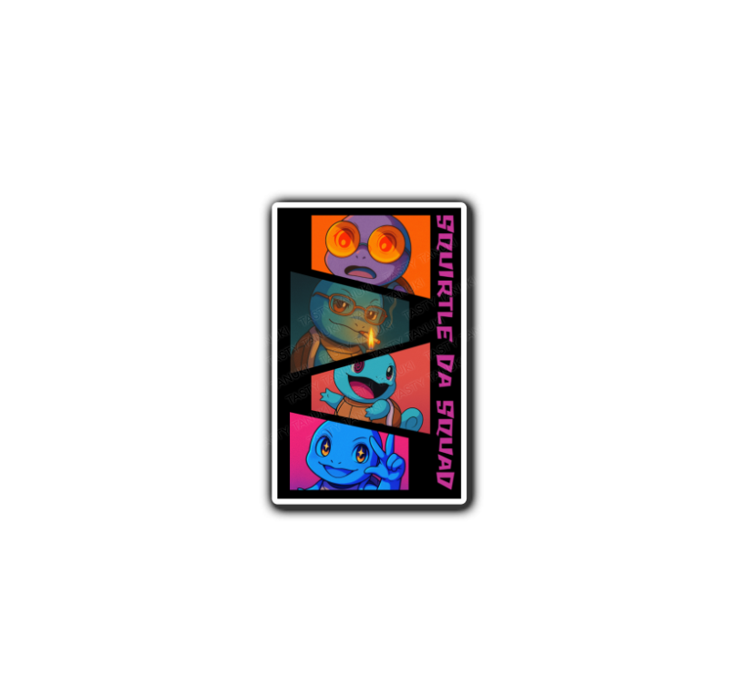 Squirt da Squad Anime Sticker